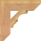 Ekena Millwork Balboa Slat Smooth Bracket, Western Red Cedar, 3 1/2"W x 14"D x 14"H BKT04X14X14BOA06SWR - alternate 3